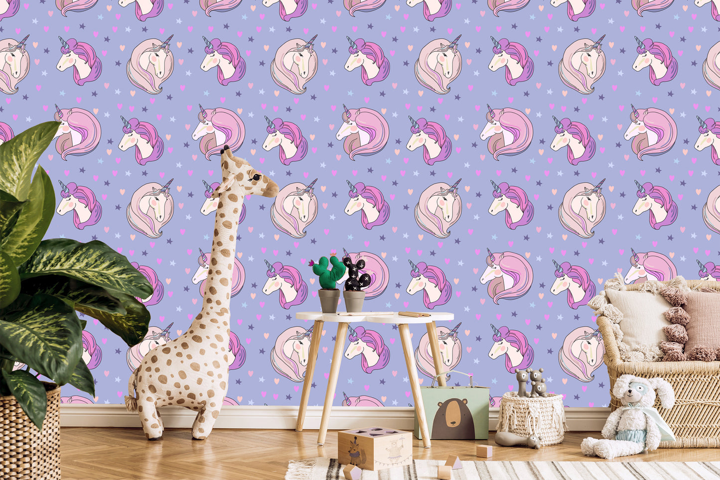 Wallpaper For Children - Beautiful Unicorns