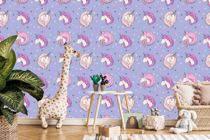 Wallpaper For Children - Beautiful Unicorns