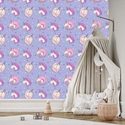 Wallpaper For Children - Beautiful Unicorns