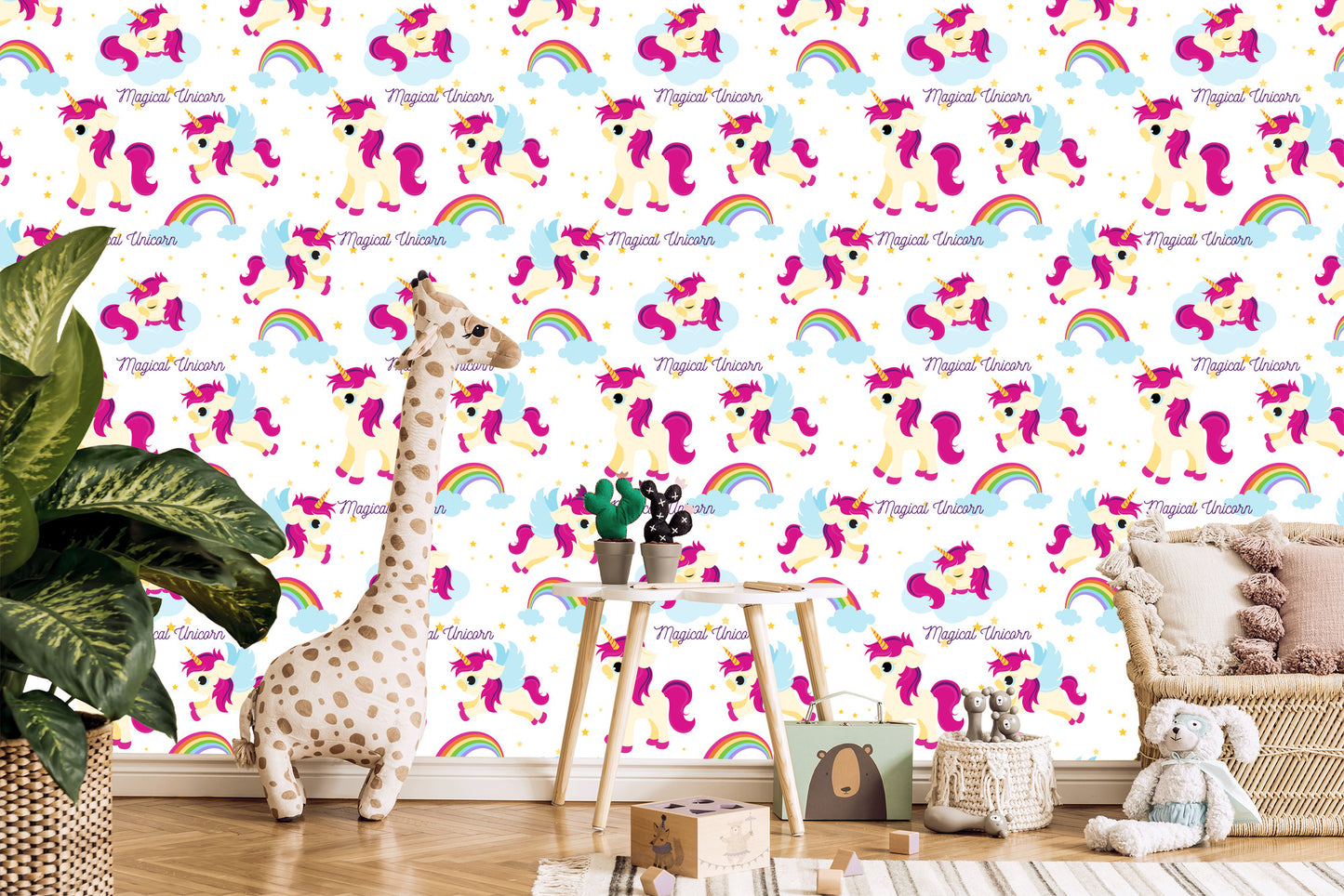 Wallpaper For Kids - Magic Unicorns