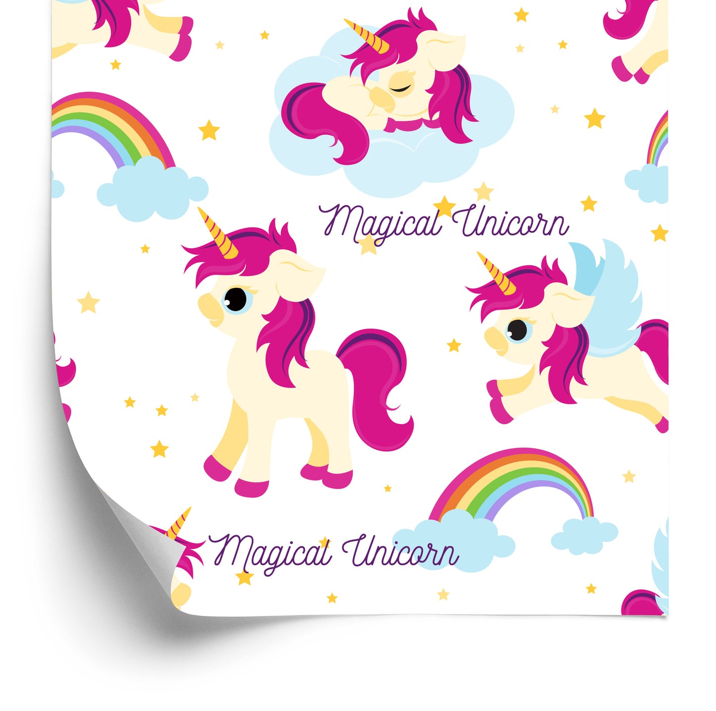 Wallpaper For Kids - Magic Unicorns
