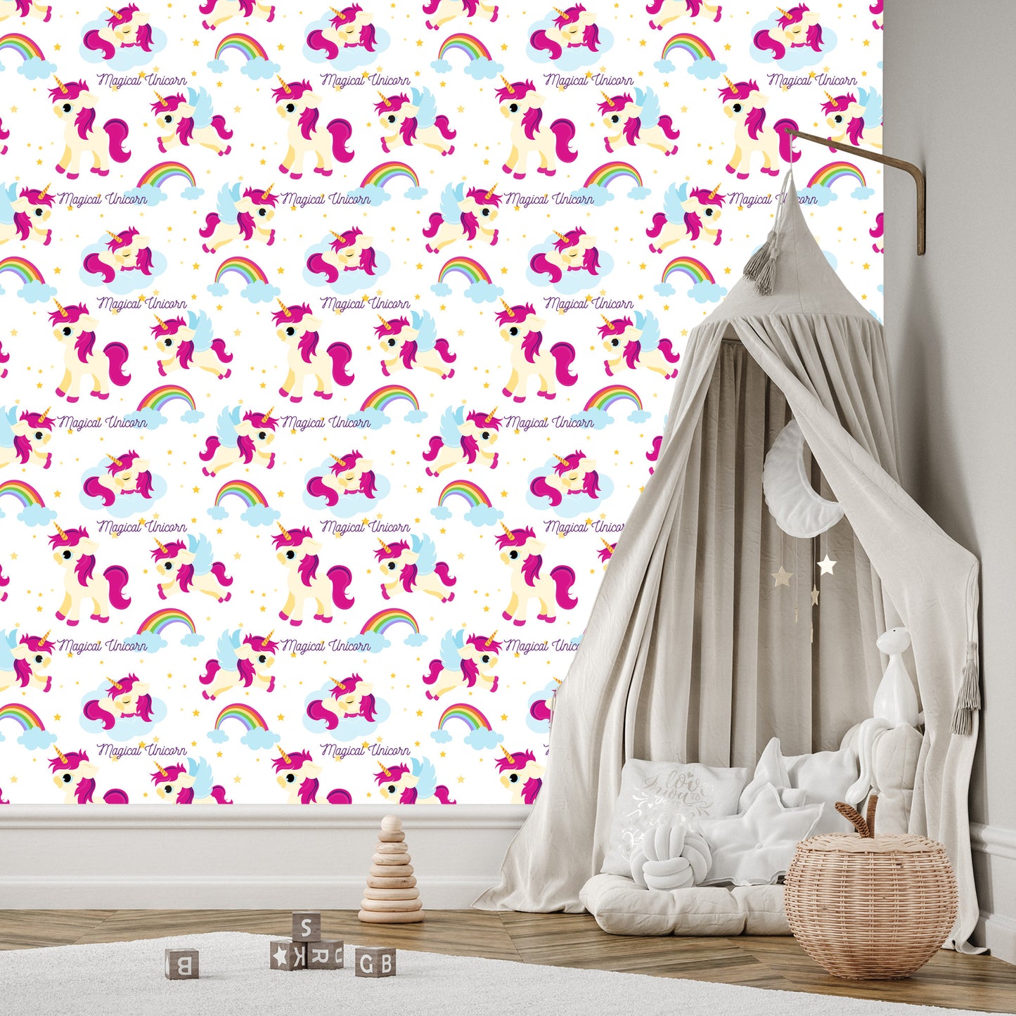 Wallpaper For Kids - Magic Unicorns