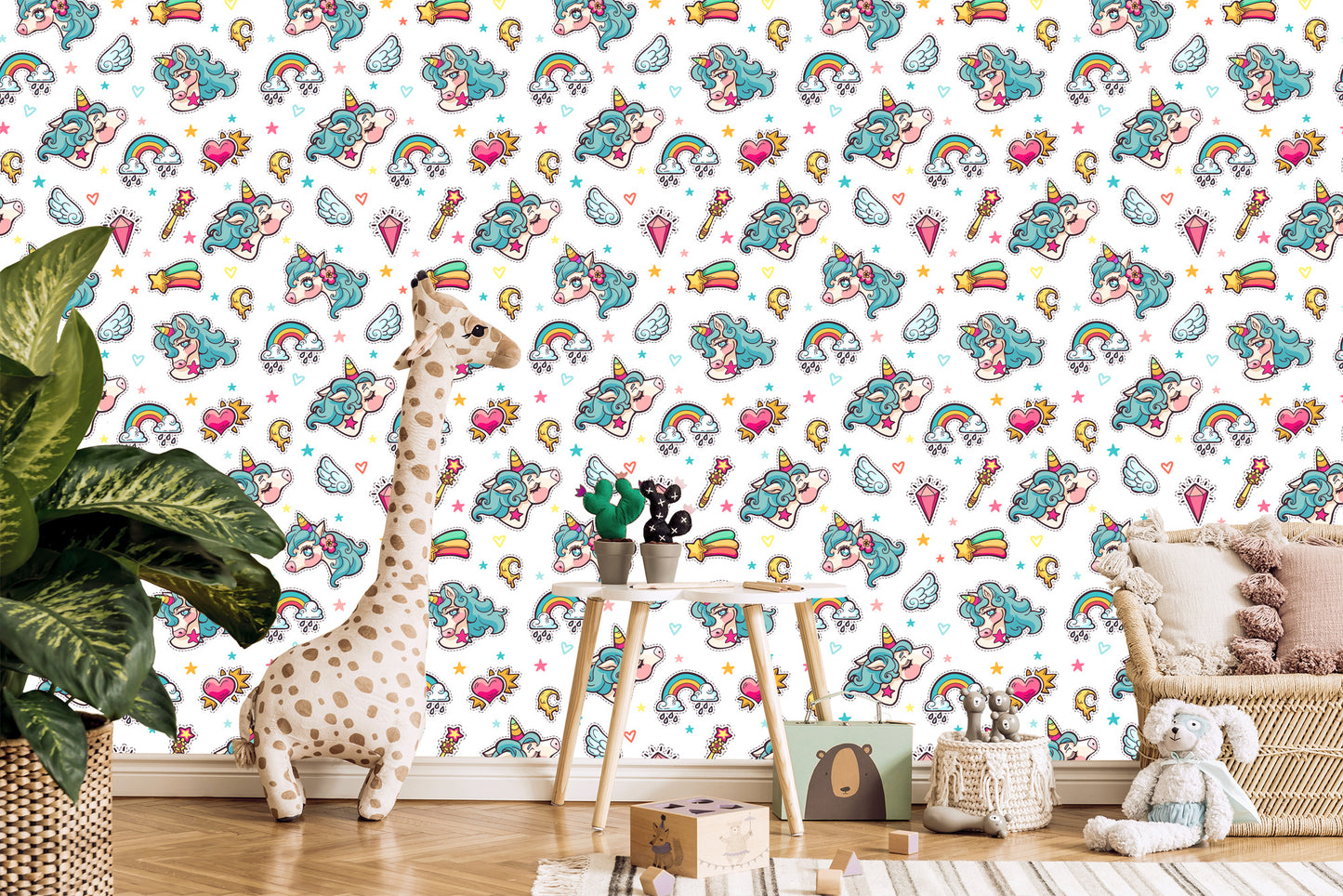 Wallpaper For Kids - Magic Unicorns