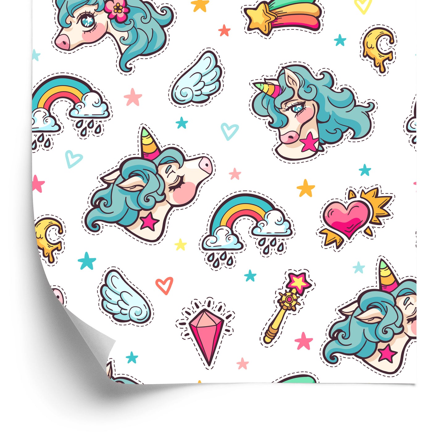 Wallpaper For Kids - Magic Unicorns