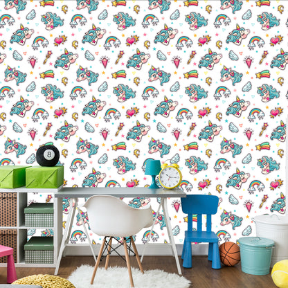 Wallpaper For Kids - Magic Unicorns