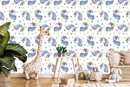 Wallpaper For Children - Beautiful Magical Unicorns