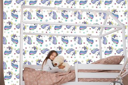 Wallpaper For Children - Beautiful Magical Unicorns