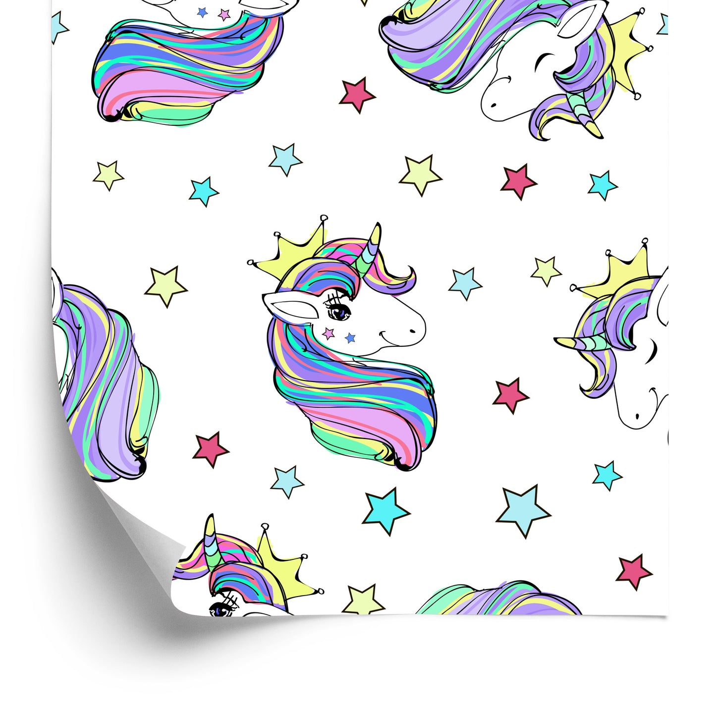 Wallpaper For Children - Beautiful Magical Unicorns