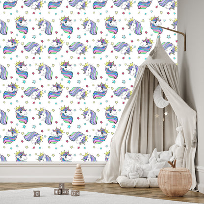 Wallpaper For Children - Beautiful Magical Unicorns