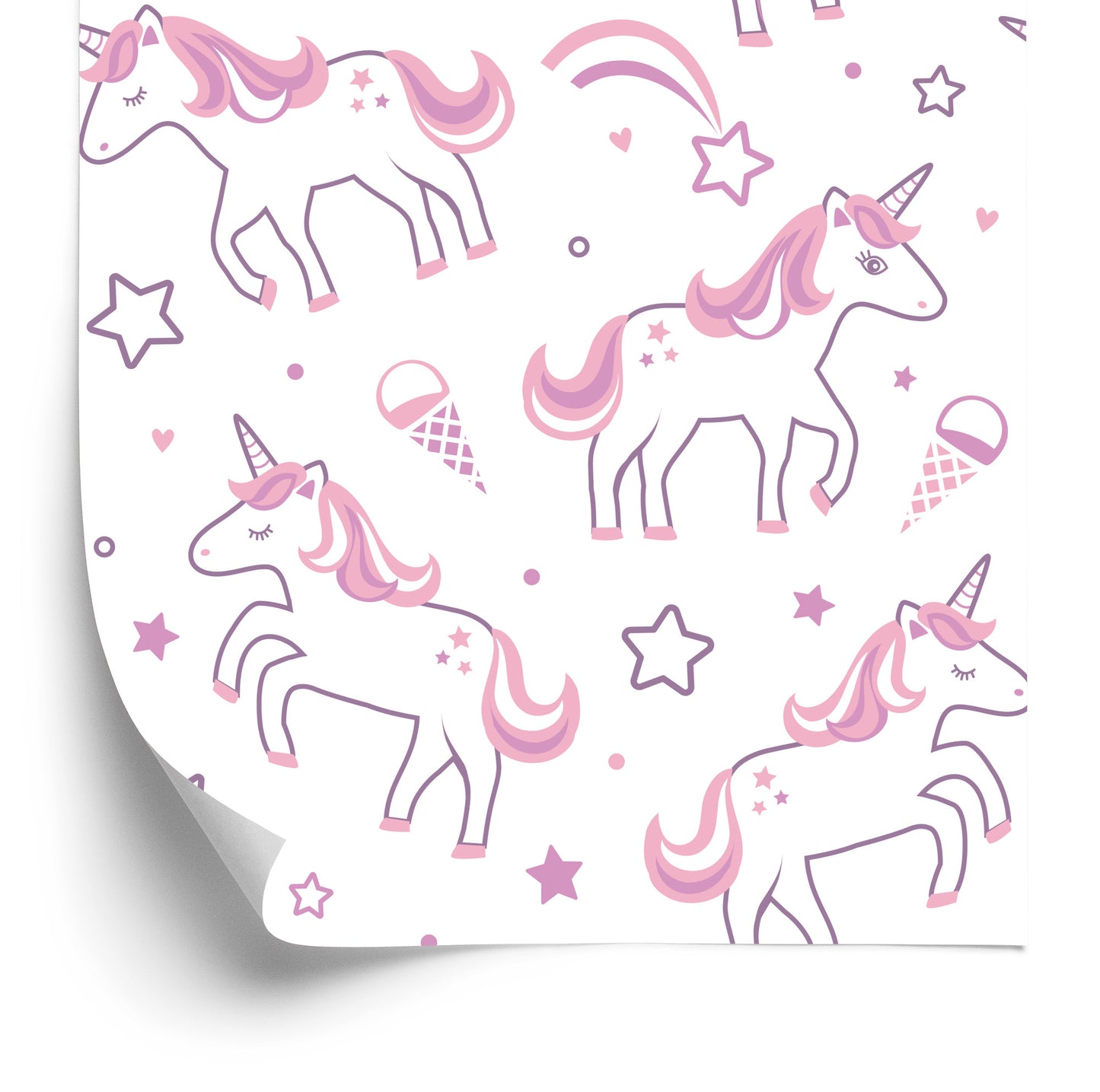 Wallpaper Unicorns Among The Stars