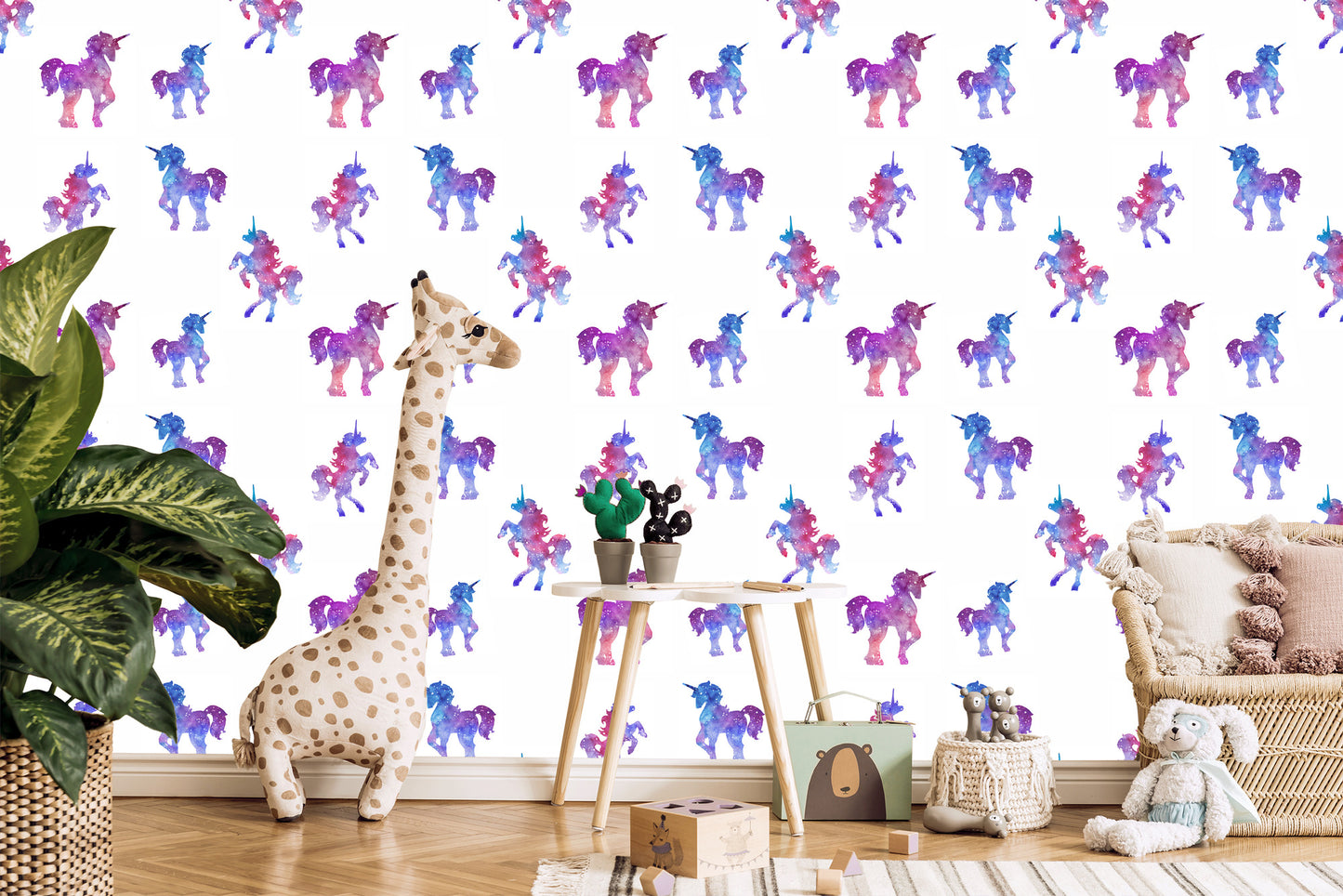 Wallpaper Space Unicorns