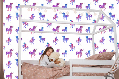 Wallpaper Space Unicorns