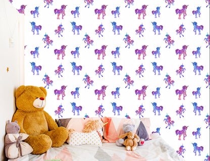 Wallpaper Space Unicorns