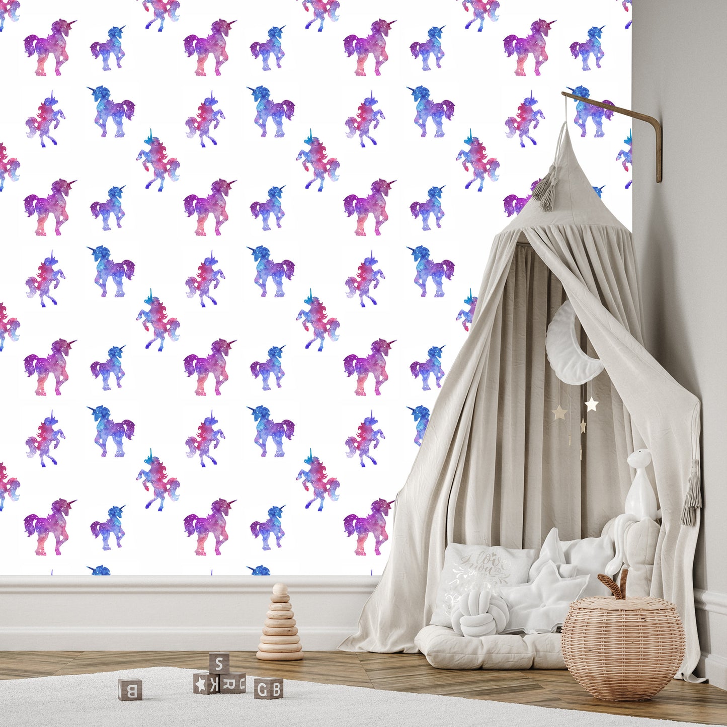 Wallpaper Space Unicorns