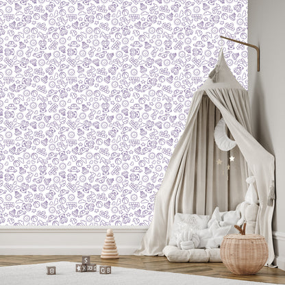 Wallpaper For Children - Cars, Sunshine, Teddy Bears