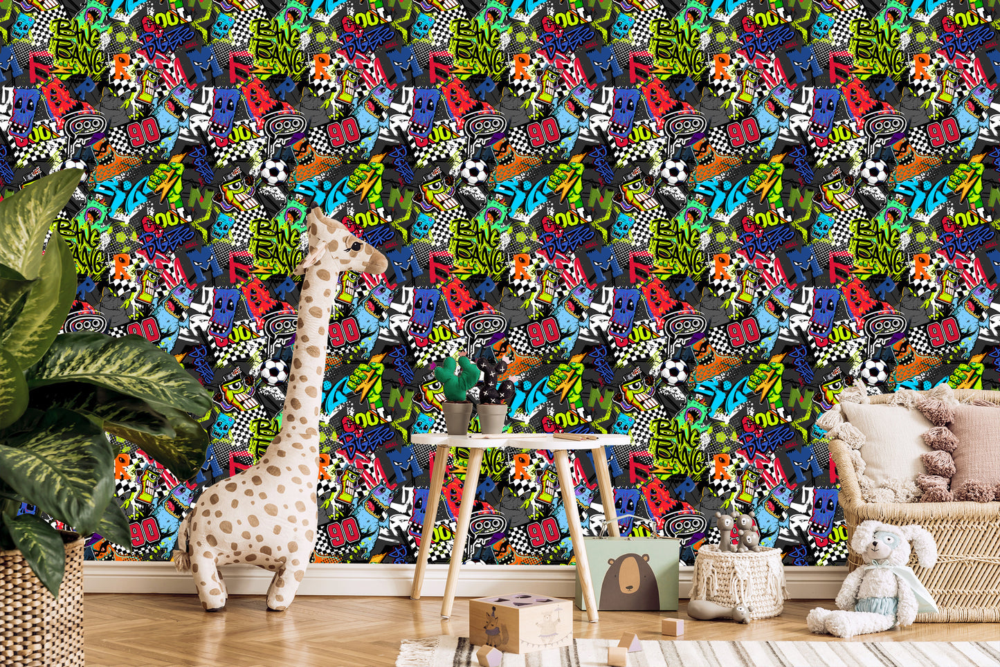 Wallpaper Sport For Boy Soccer Graffiti
