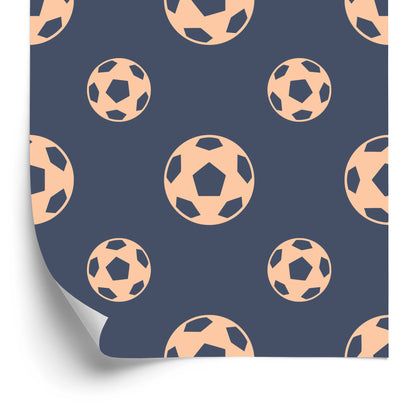 Wallpaper For Boy's Soccer Sport Room