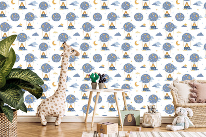 Wallpaper Star Bears Balloons For Boy