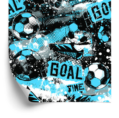 Wallpaper Colorful Soccer Abstraction