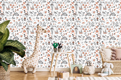 Wallpaper For Kids - Unicorns And Patterns