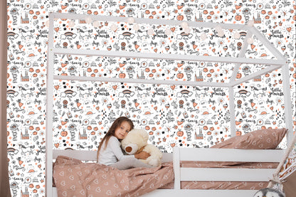 Wallpaper For Kids - Unicorns And Patterns