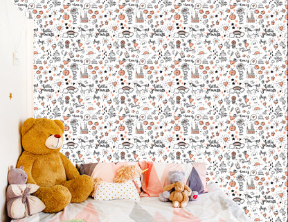 Wallpaper For Kids - Unicorns And Patterns