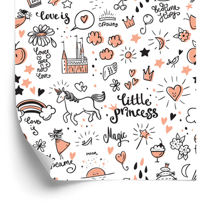 Wallpaper For Kids - Unicorns And Patterns