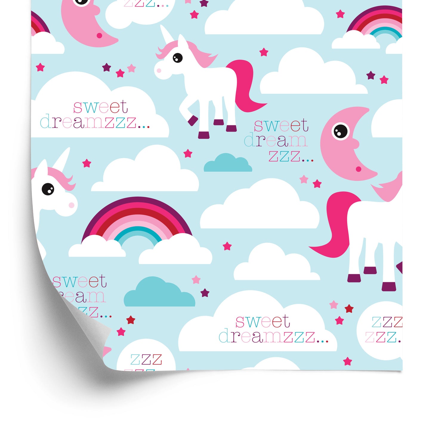 Wallpaper For Girls Unicorns, Clouds, Rainbow