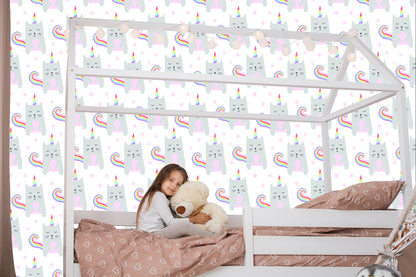 Wallpaper For Girl, Animals, Kittens, Stars