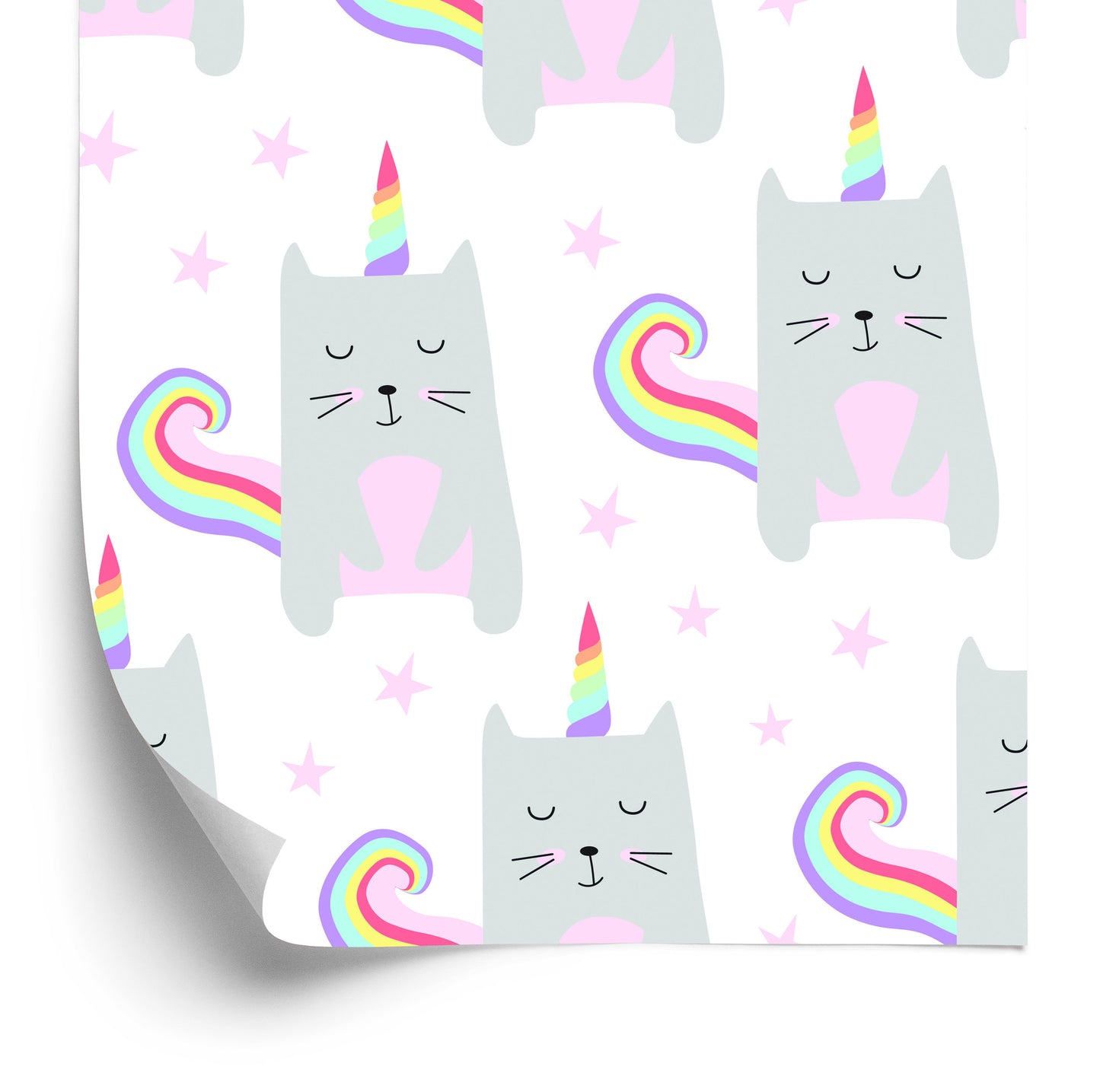 Wallpaper For Girl, Animals, Kittens, Stars