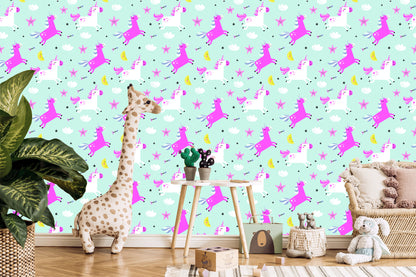 Wallpaper For Girls Unicorns The Stars Of The Moons