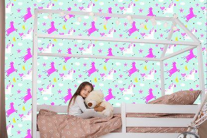 Wallpaper For Girls Unicorns The Stars Of The Moons