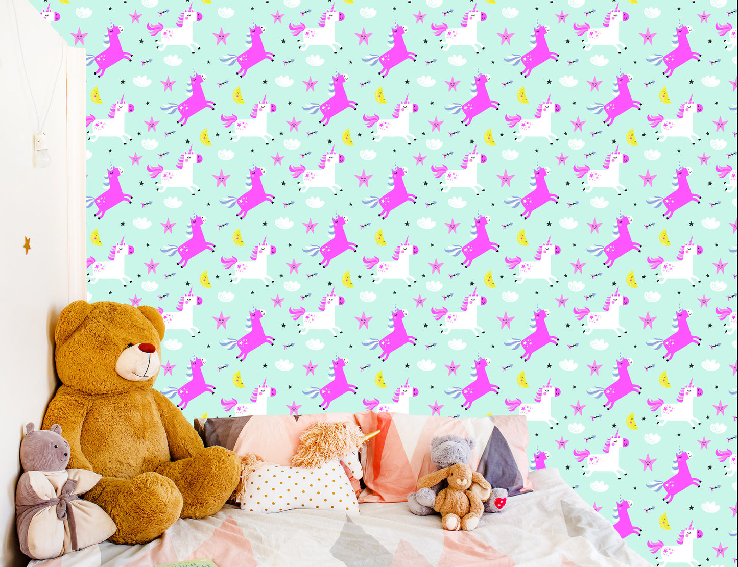 Wallpaper For Girls Unicorns The Stars Of The Moons