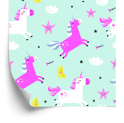 Wallpaper For Girls Unicorns The Stars Of The Moons