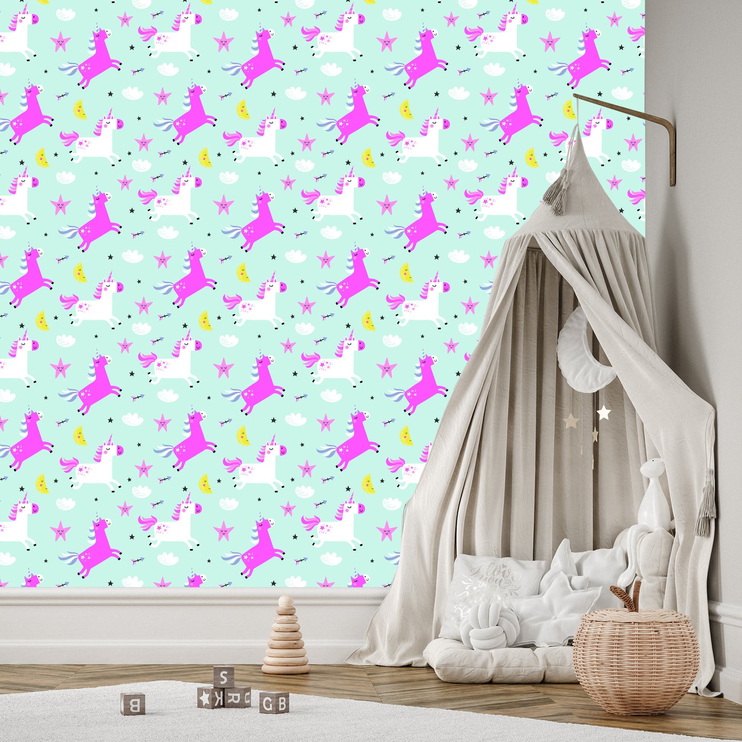 Wallpaper For Girls Unicorns The Stars Of The Moons