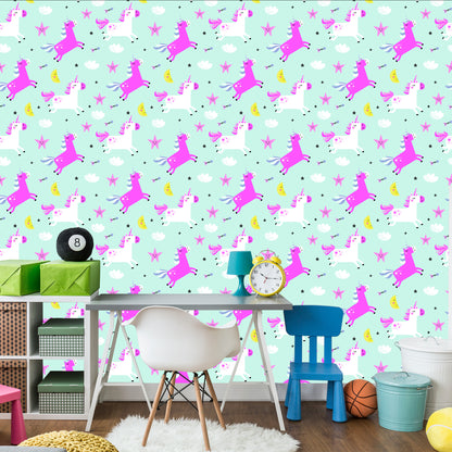 Wallpaper For Girls Unicorns The Stars Of The Moons