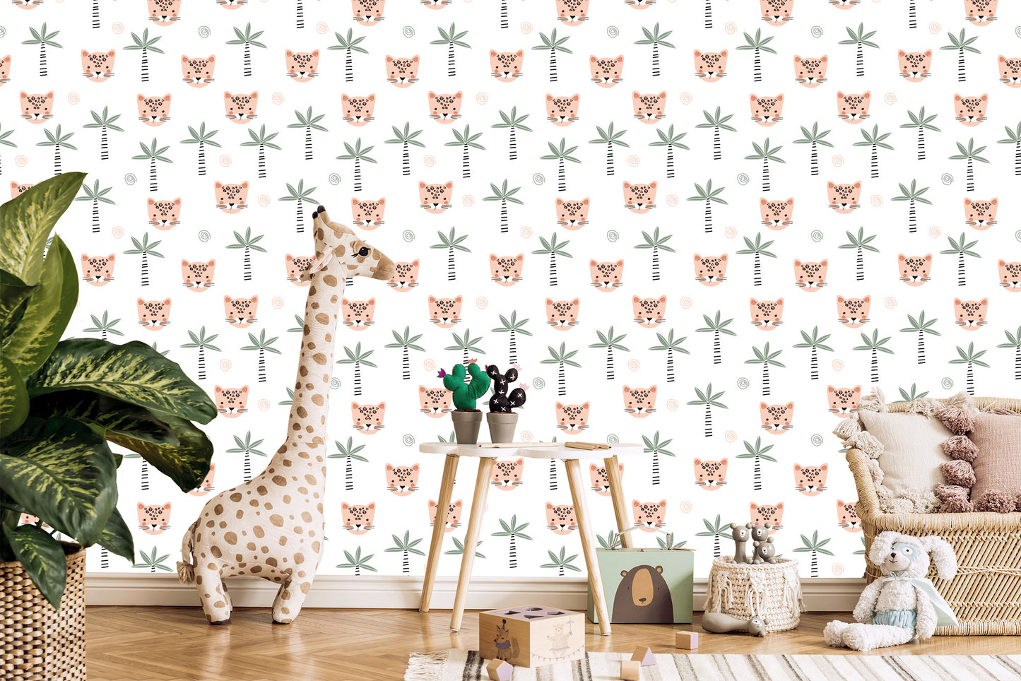 Wallpaper For Girls. Wild Animals. Cats. Palms