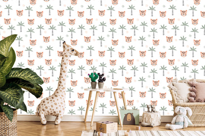 Wallpaper For Girls. Wild Animals. Cats. Palms