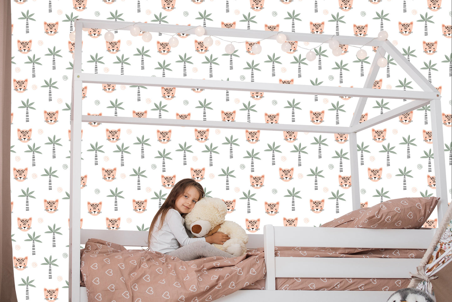 Wallpaper For Girls. Wild Animals. Cats. Palms