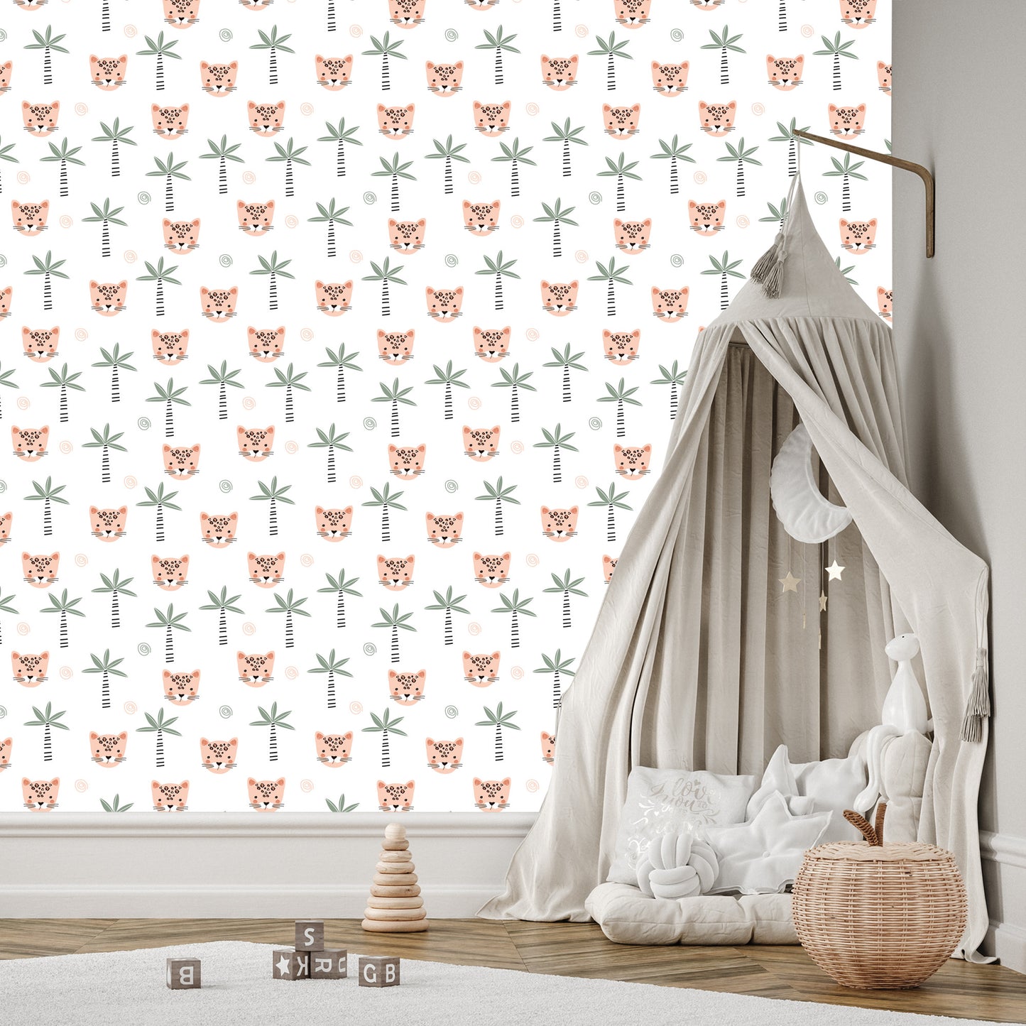 Wallpaper For Girls. Wild Animals. Cats. Palms