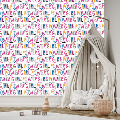 Wallpaper Colorful Girly Inscriptions