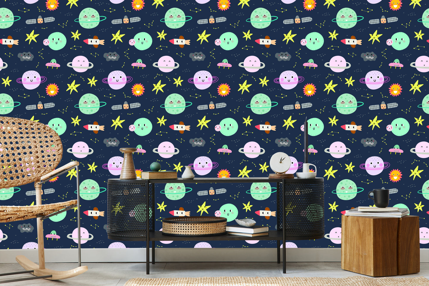 Wallpaper For Children - A Scandinavian-Style Space