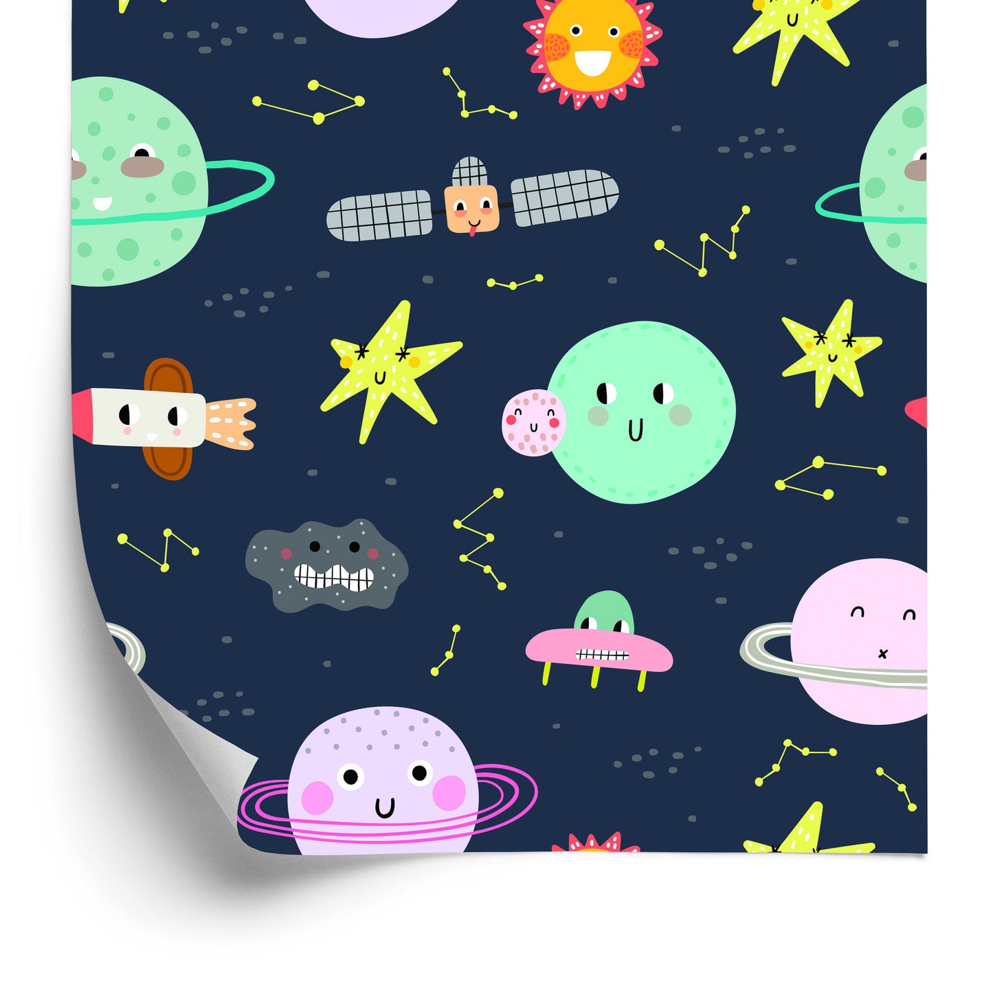Wallpaper For Children - A Scandinavian-Style Space