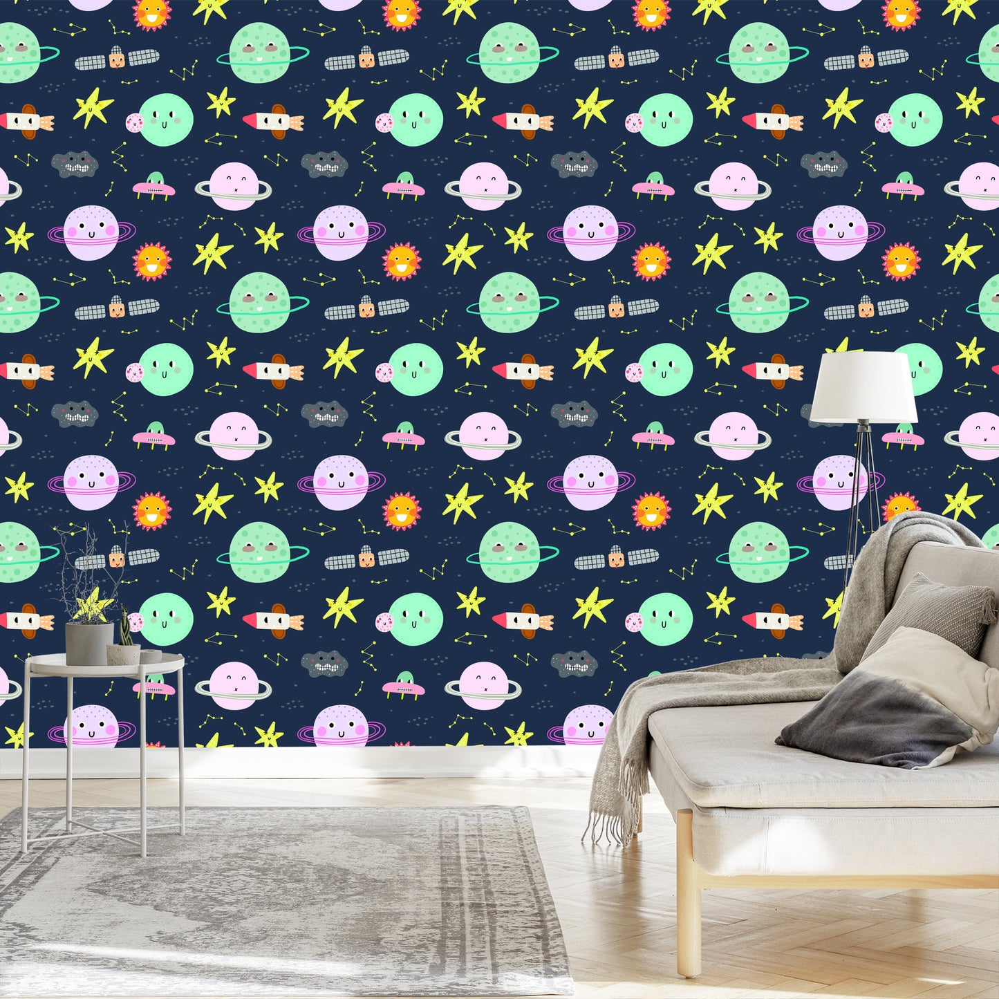 Wallpaper For Children - A Scandinavian-Style Space