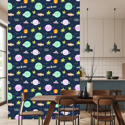 Wallpaper For Children - A Scandinavian-Style Space