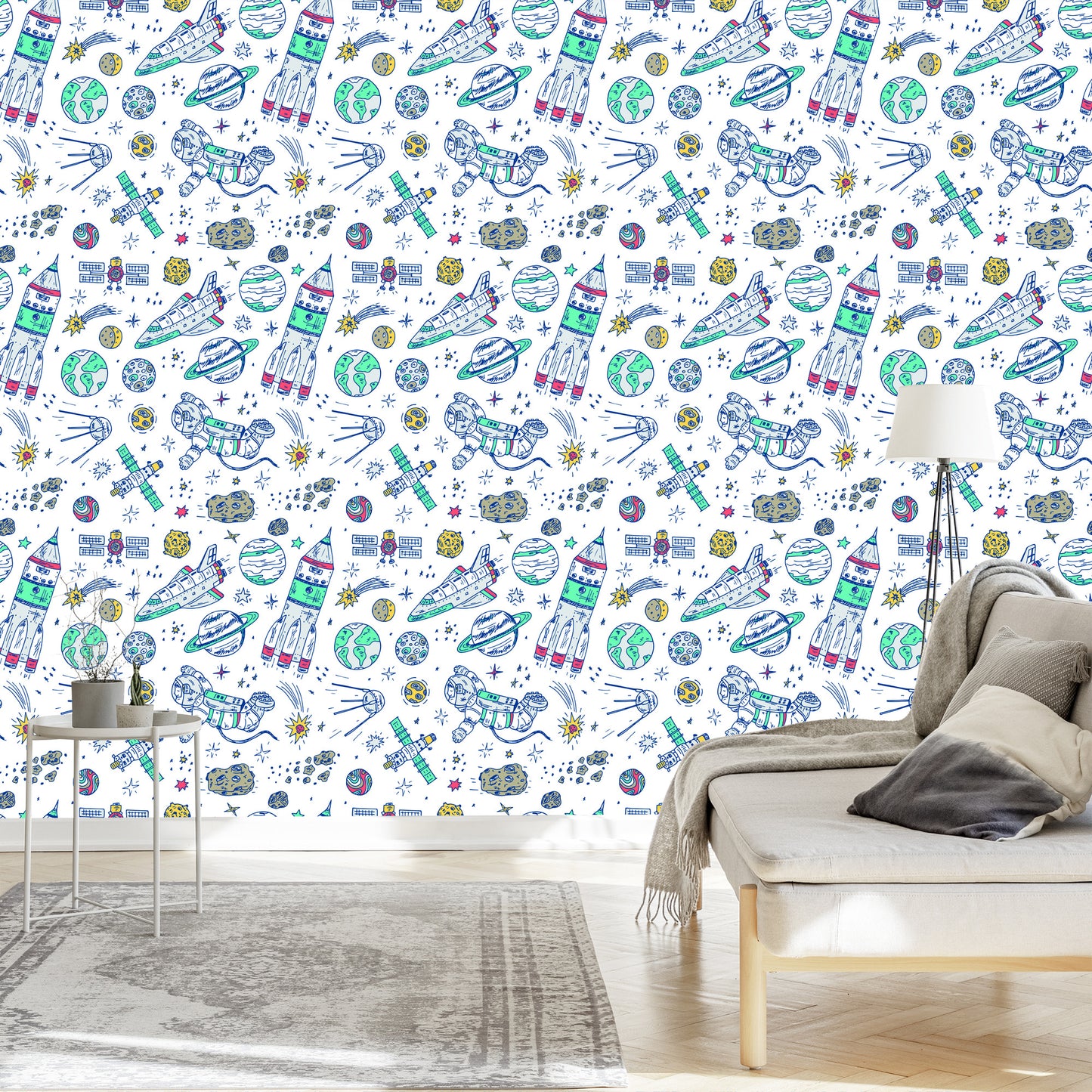 Wallpaper Scandinavian Style Space