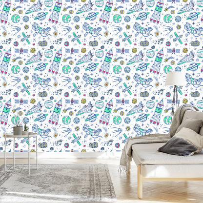 Wallpaper Scandinavian Style Space