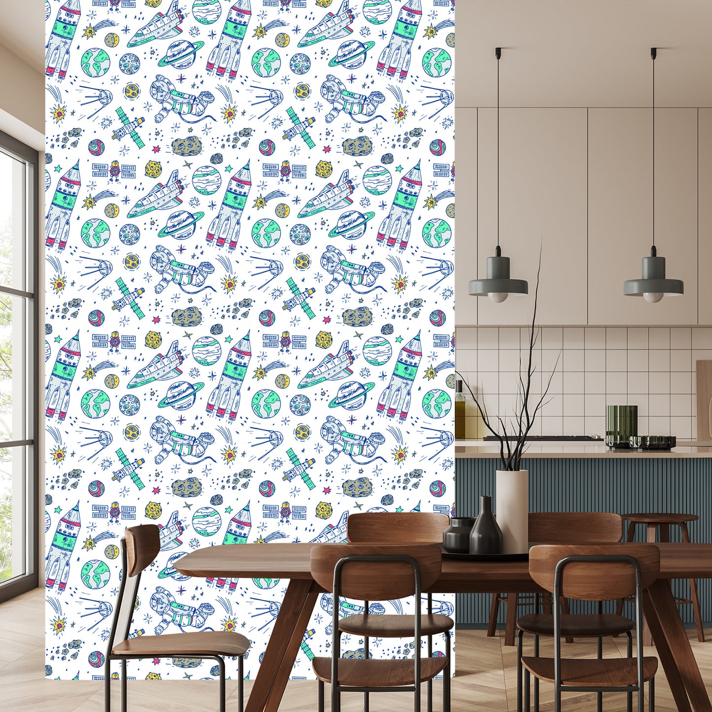 Wallpaper Scandinavian Style Space