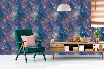 Wallpaper Galaxy And Painted Planets