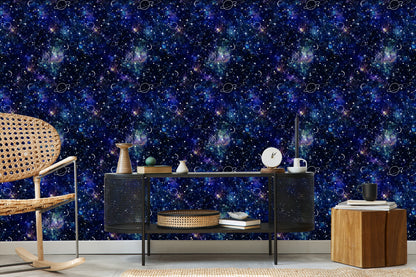 Wallpaper Cosmic Star Constellations